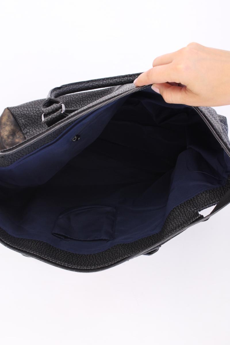 Catwalk Henkeltasche grau aus Kunstleder