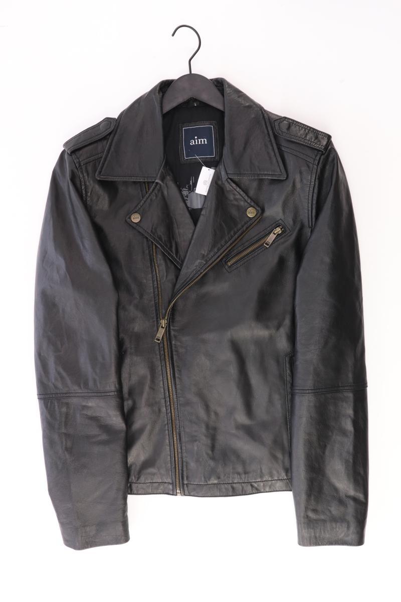 AIM Lederjacke für Herren Gr. L schwarz