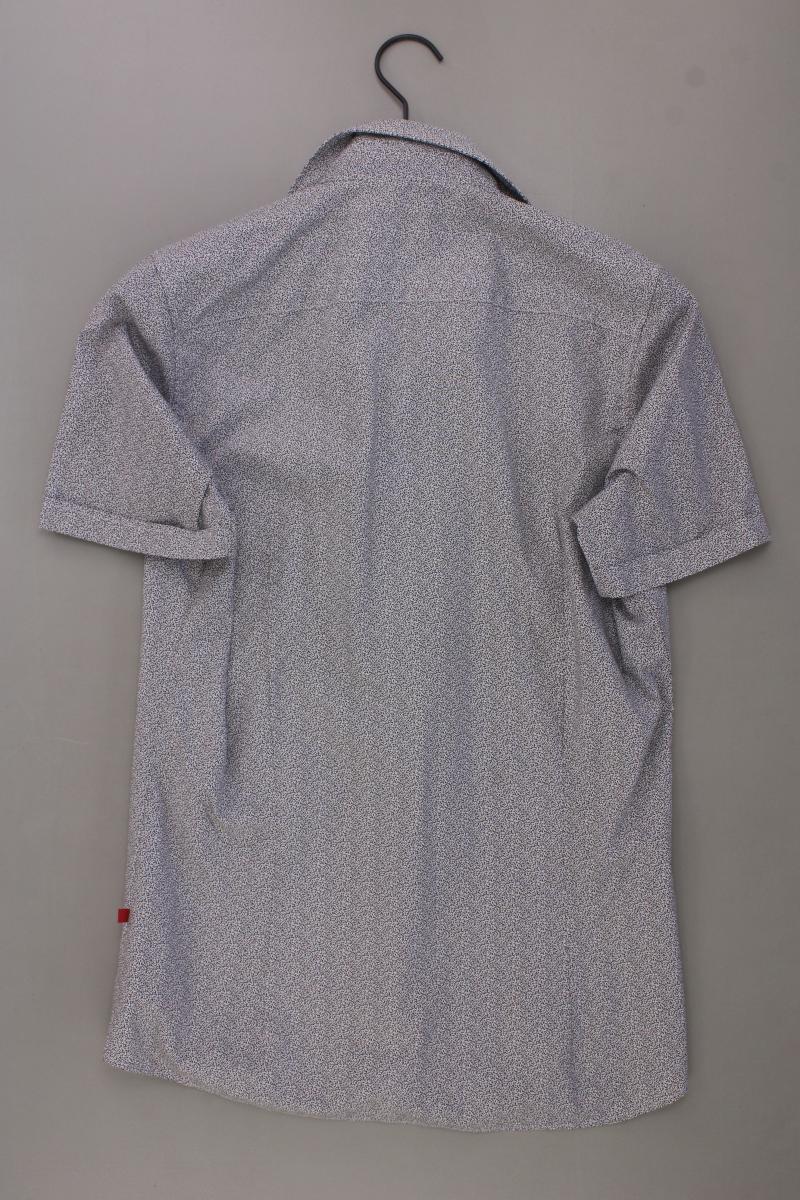 Pure Hatico Kurzarmhemd für Herren Gr. S grau aus Baumwolle