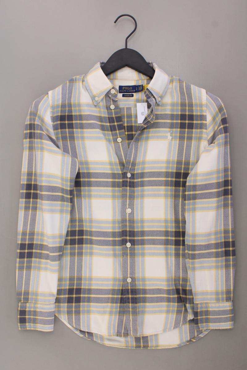 Polo by Ralph Lauren Karohemd für Herren Gr. S kariert Langarm creme
