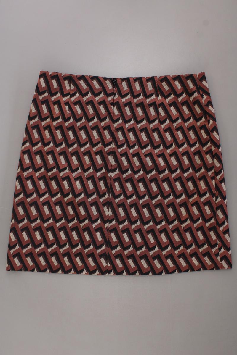 Hallhuber Donna Rock Gr. 38 geometrisches Muster braun aus Polyester