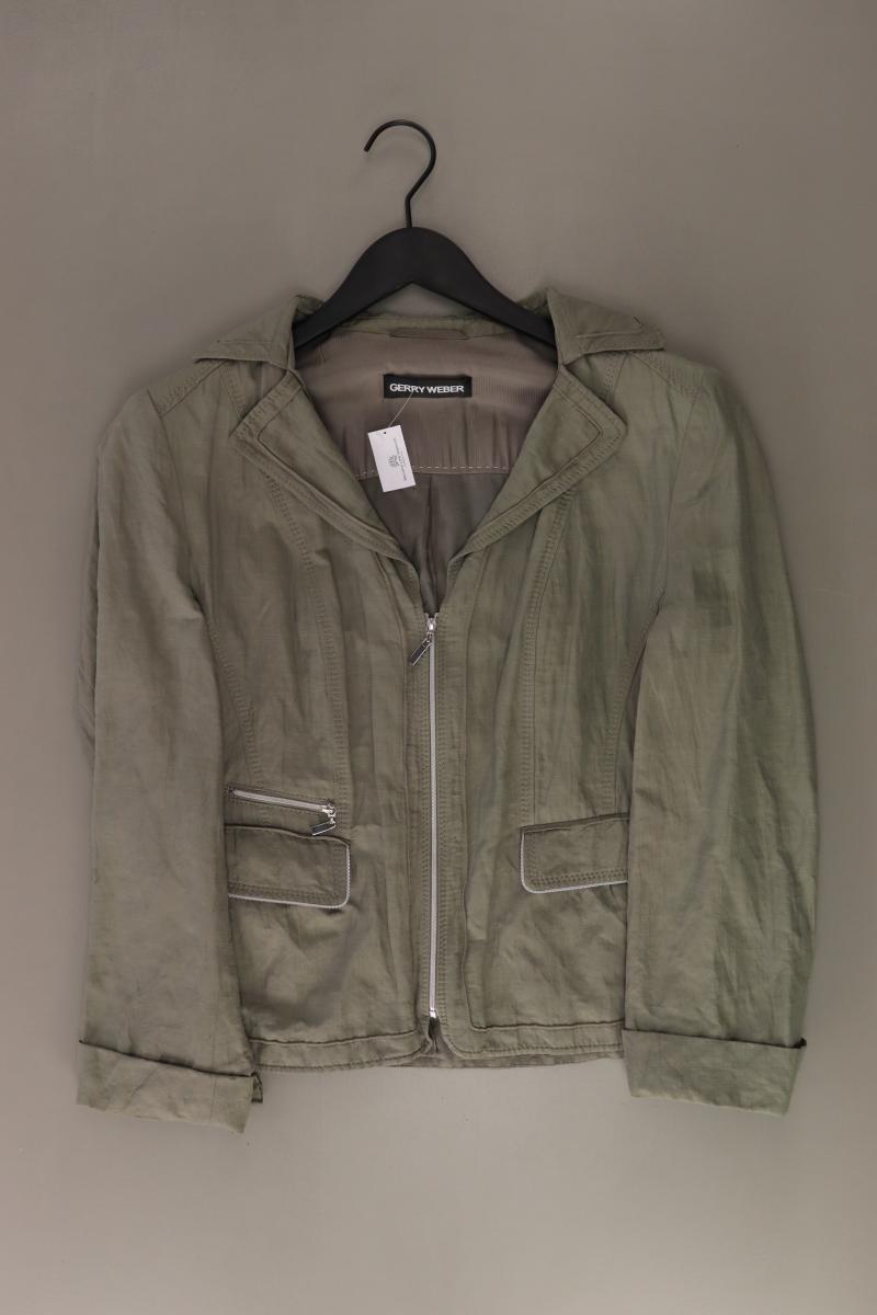Gerry Weber Übergangsjacke Gr. 42 olivgrün