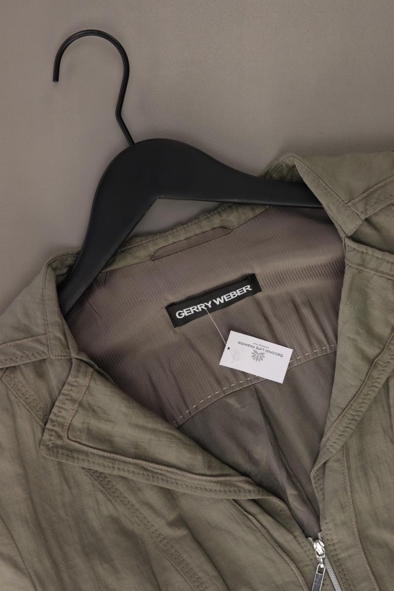 Gerry Weber Übergangsjacke Gr. 42 olivgrün