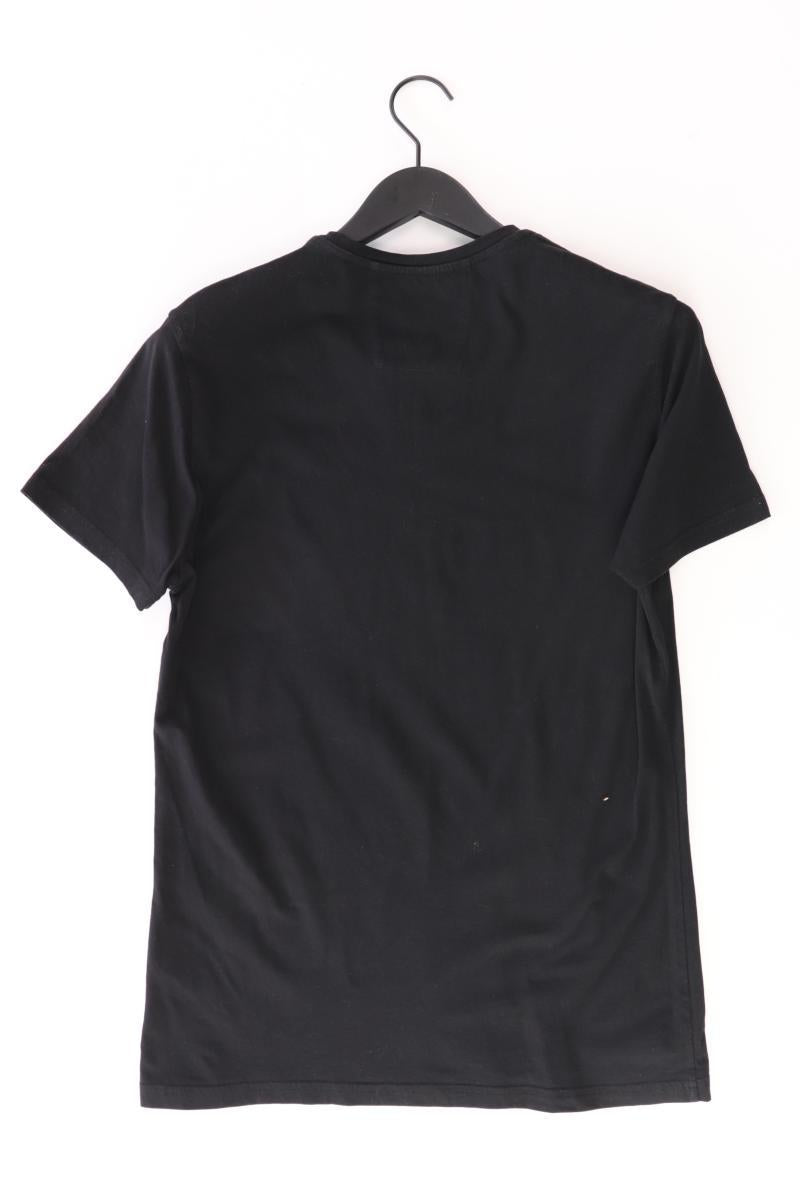 Strellson Printshirt für Herren Gr. L Kurzarm schwarz aus Baumwolle