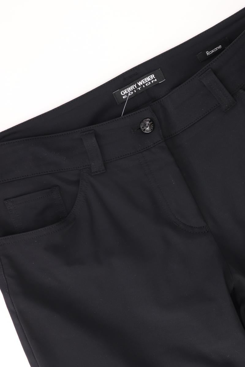 Gerry Weber Hose Gr. Kurzgröße 42 schwarz aus Polyester