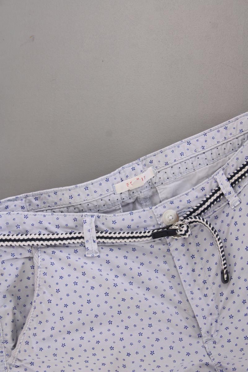 Esprit Shorts Gr. 34 blau aus Baumwolle