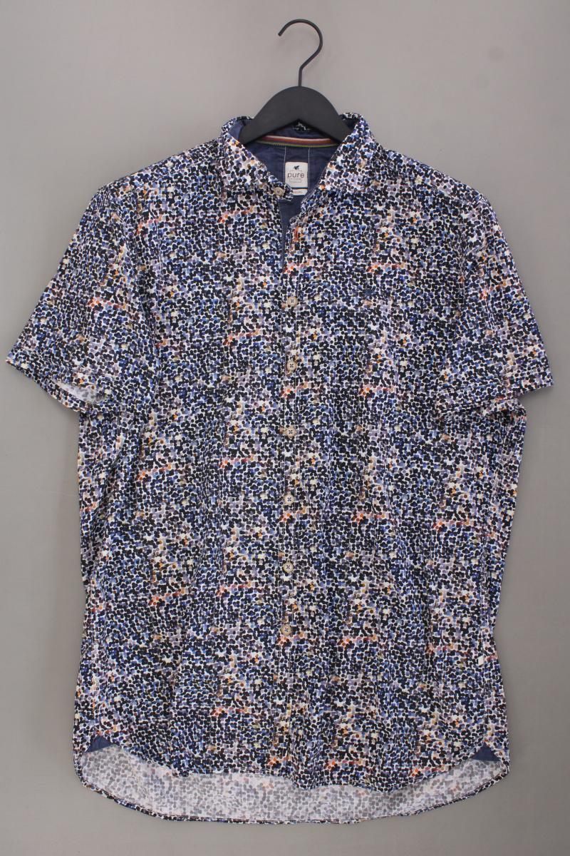 Pure Hatico Kurzarmhemd für Herren Gr. XL mehrfarbig aus Baumwolle