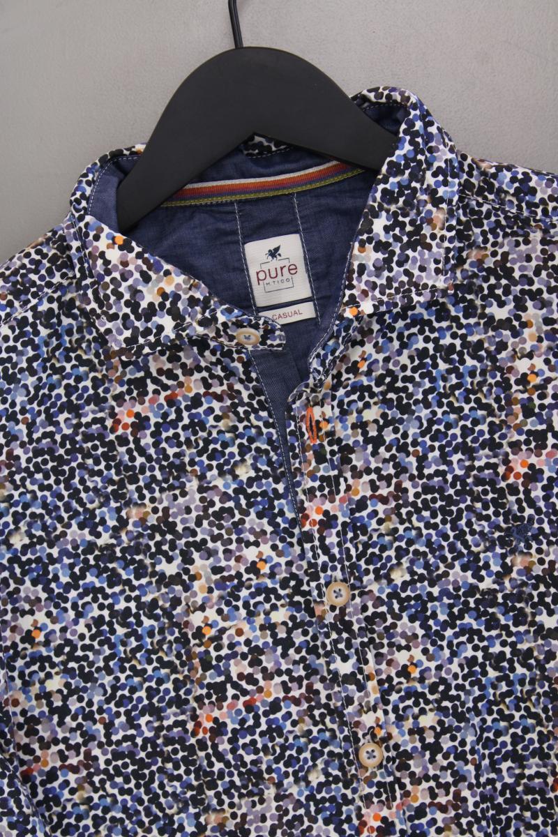 Pure Hatico Kurzarmhemd für Herren Gr. XL mehrfarbig aus Baumwolle