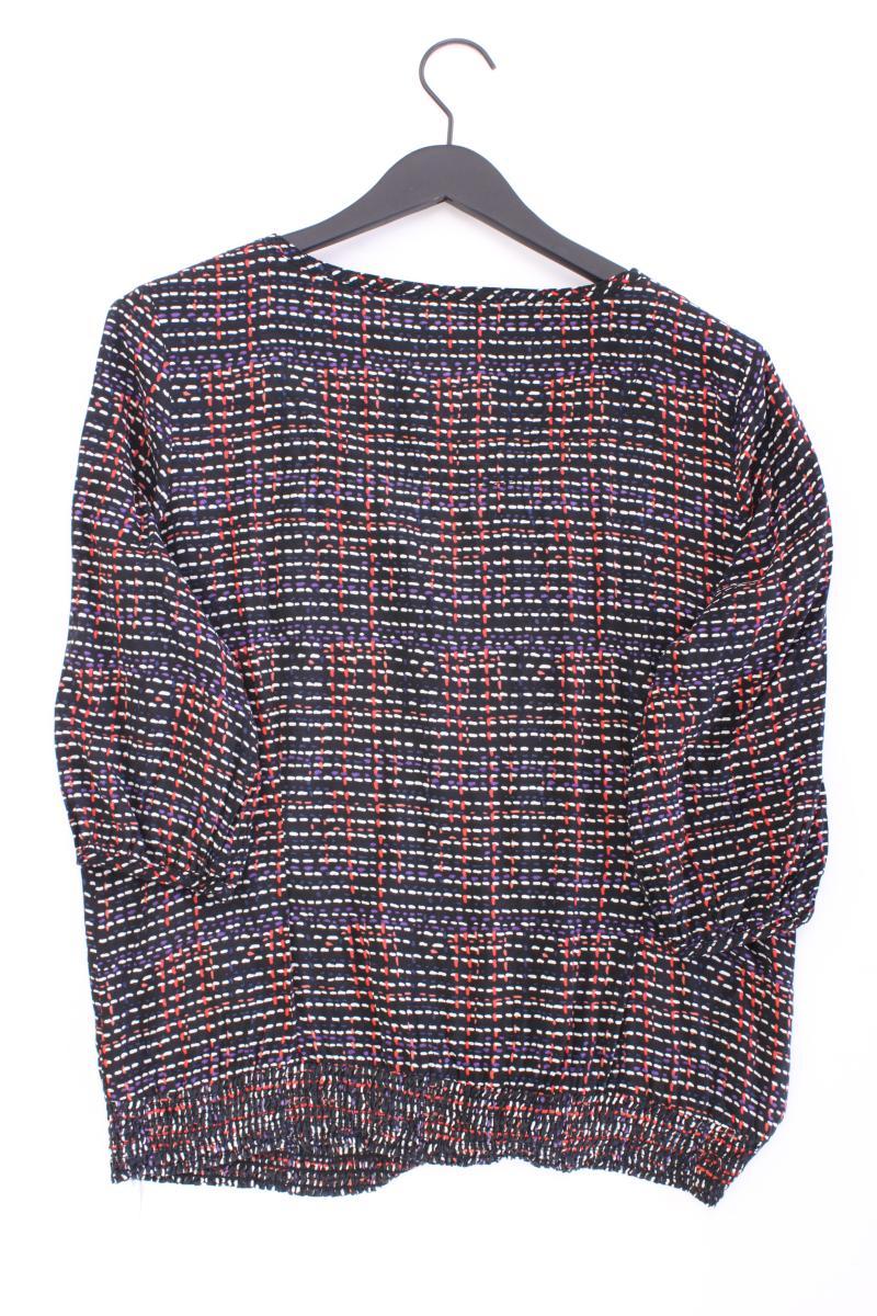 QS by s.Oliver Classic Bluse Gr. 42 geometrisches Muster 3/4 Ärmel mehrfarbig