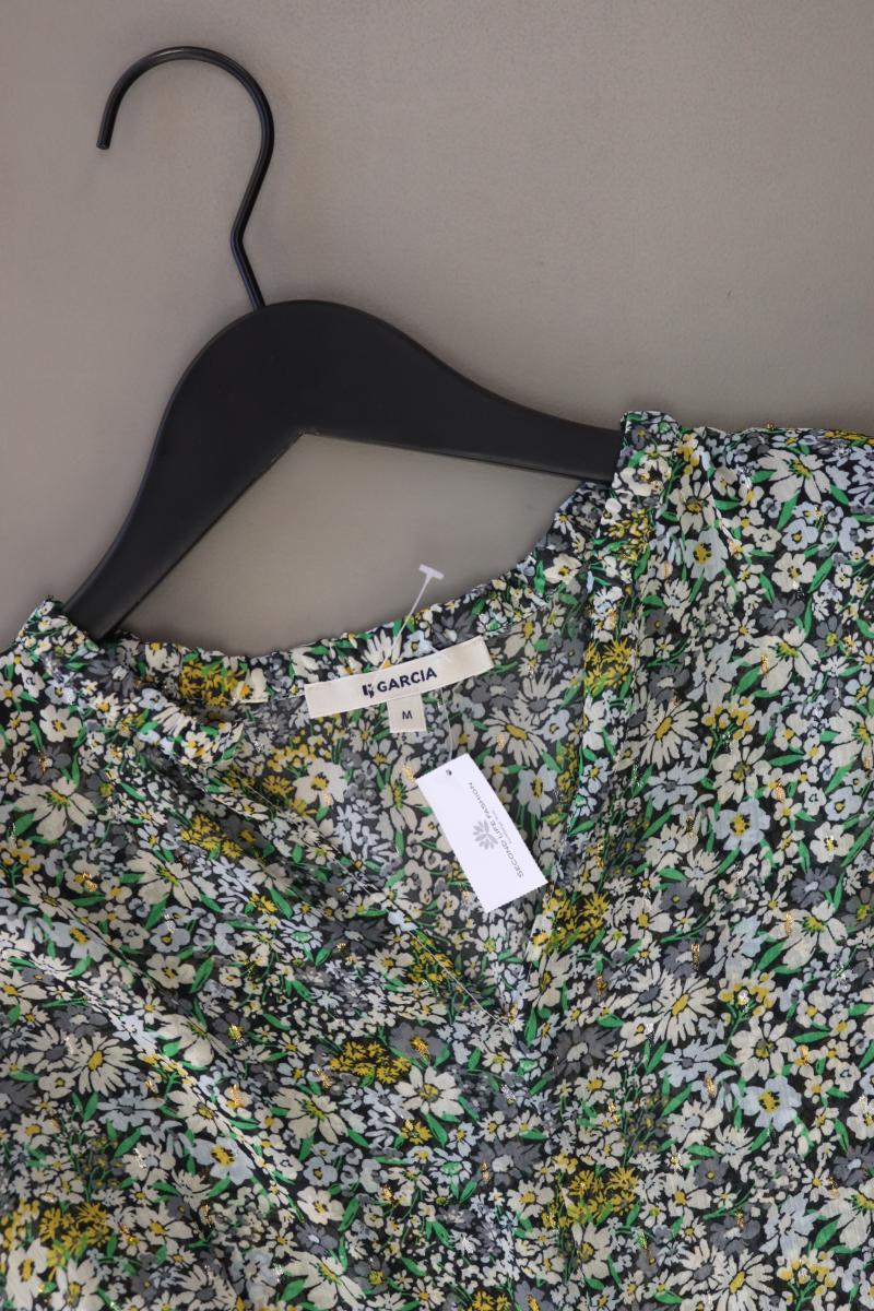 Garcia Jeans Regular Bluse Gr. M mit Blumenmuster 3/4 Ärmel mehrfarbig