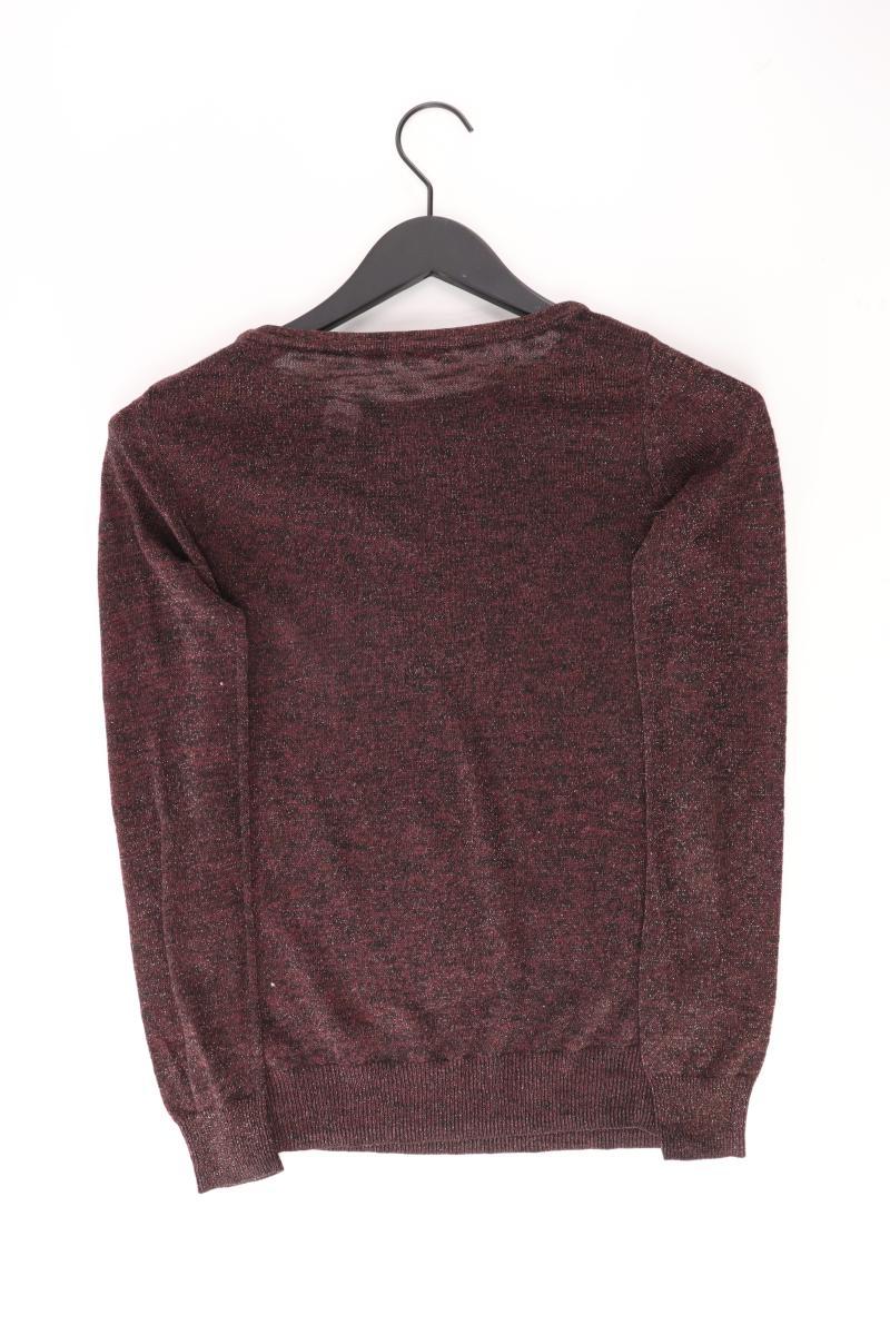 edc by Esprit Feinstrickpullover mit Glitzer Gr. S Langarm lila aus Viskose