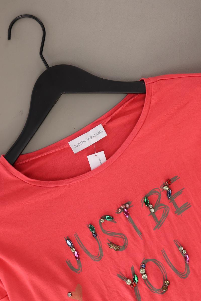 Judith Williams Regular Shirt Gr. 40 3/4 Ärmel rot aus Viskose