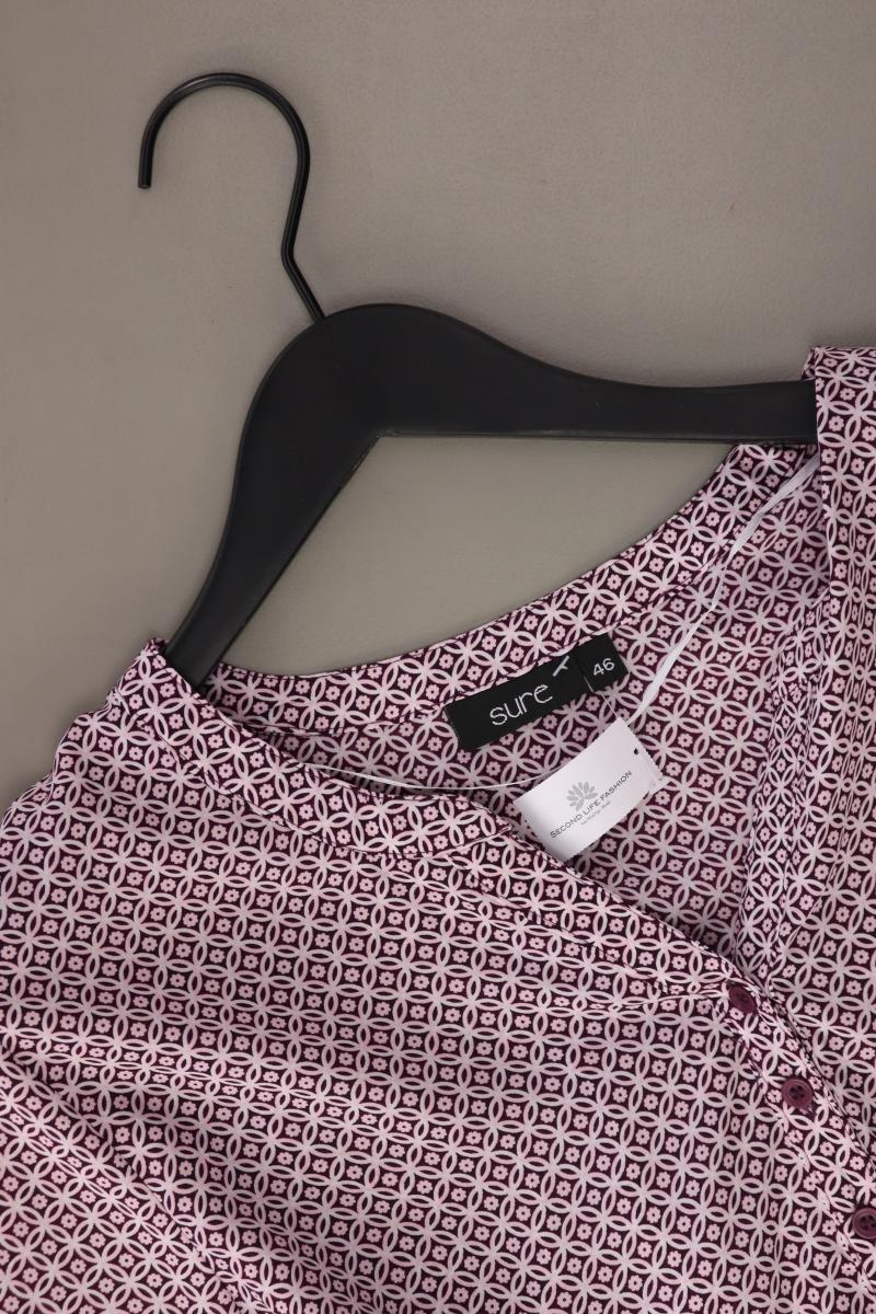 Sure Langarmbluse Gr. 46 lila aus Polyester
