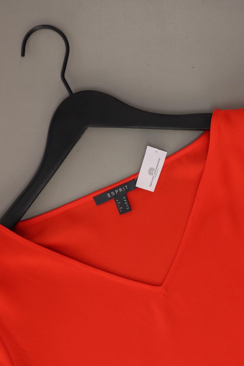 Esprit Regular Bluse Gr. 42 3/4 Ärmel rot aus Polyester