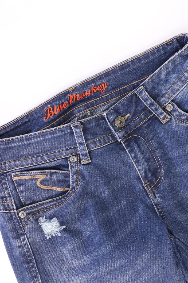 Blue Monkey Skinny Jeans Gr. W27 blau aus Baumwolle