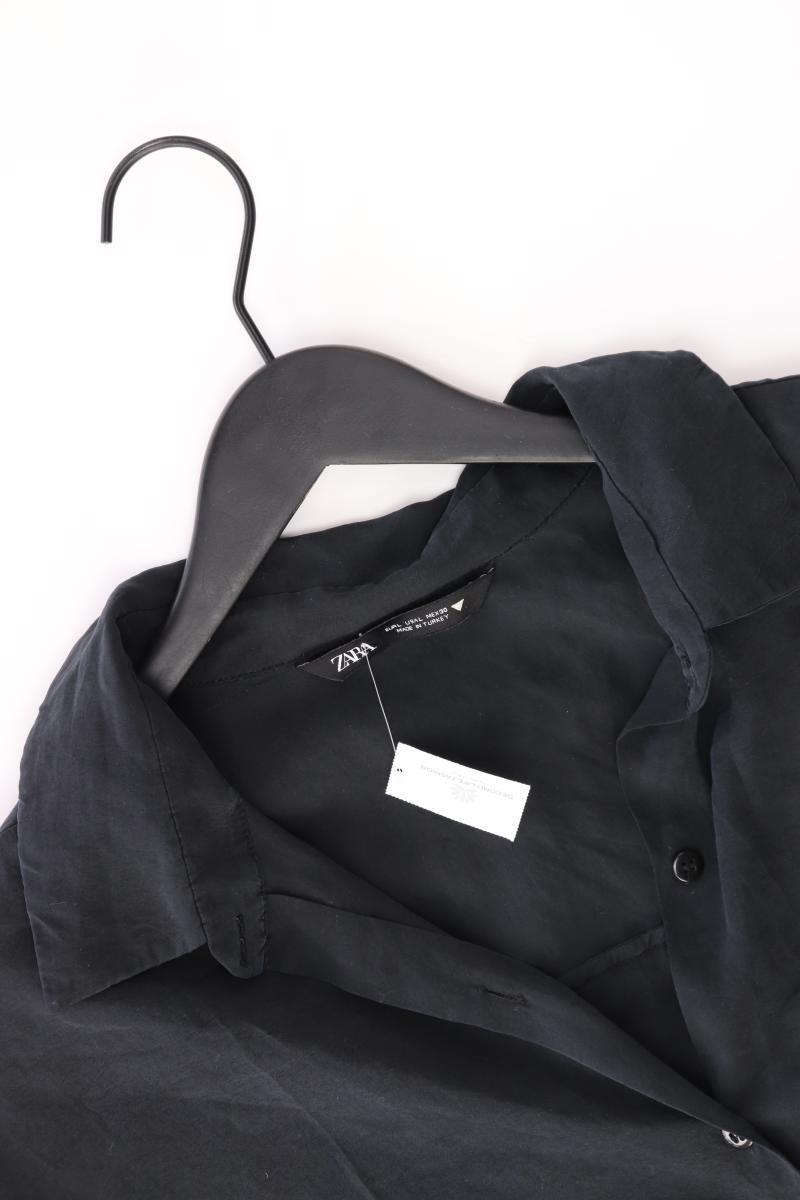 Zara Langarmbluse Gr. L schwarz