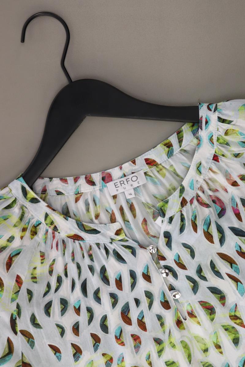 ERFO Regular Bluse Gr. 36 3/4 Ärmel grün aus Viskose