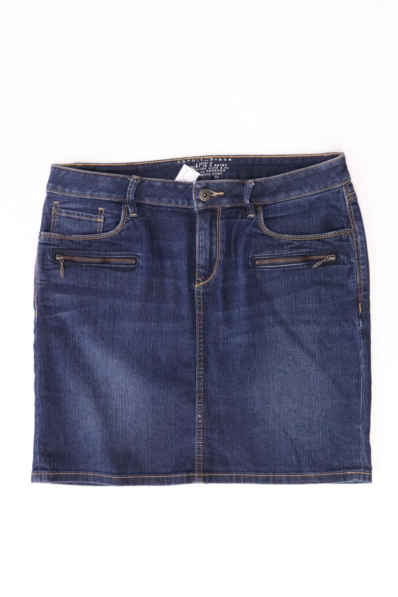 Esprit Jeansrock Gr. W28 blau aus Baumwolle