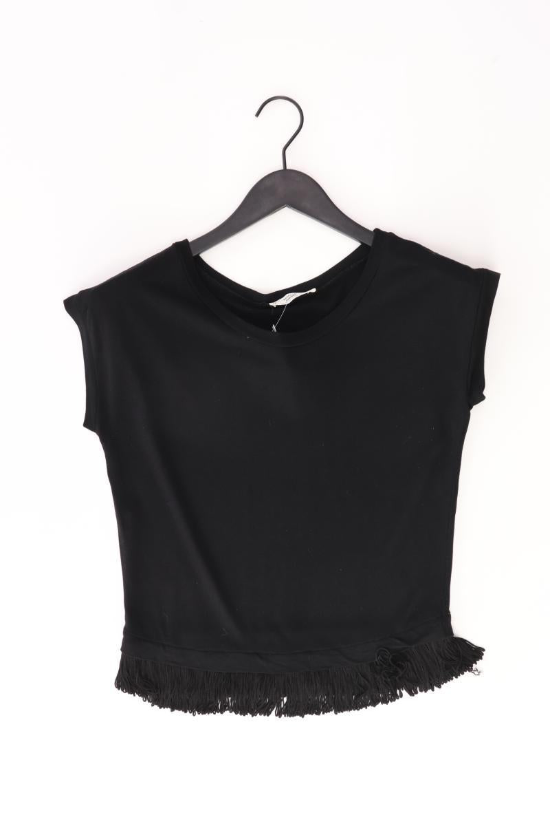 Mango T-Shirt Gr. XS Kurzarm schwarz