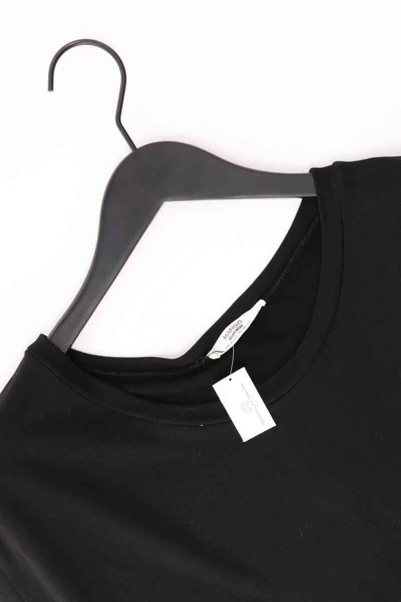 Mango T-Shirt Gr. XS Kurzarm schwarz