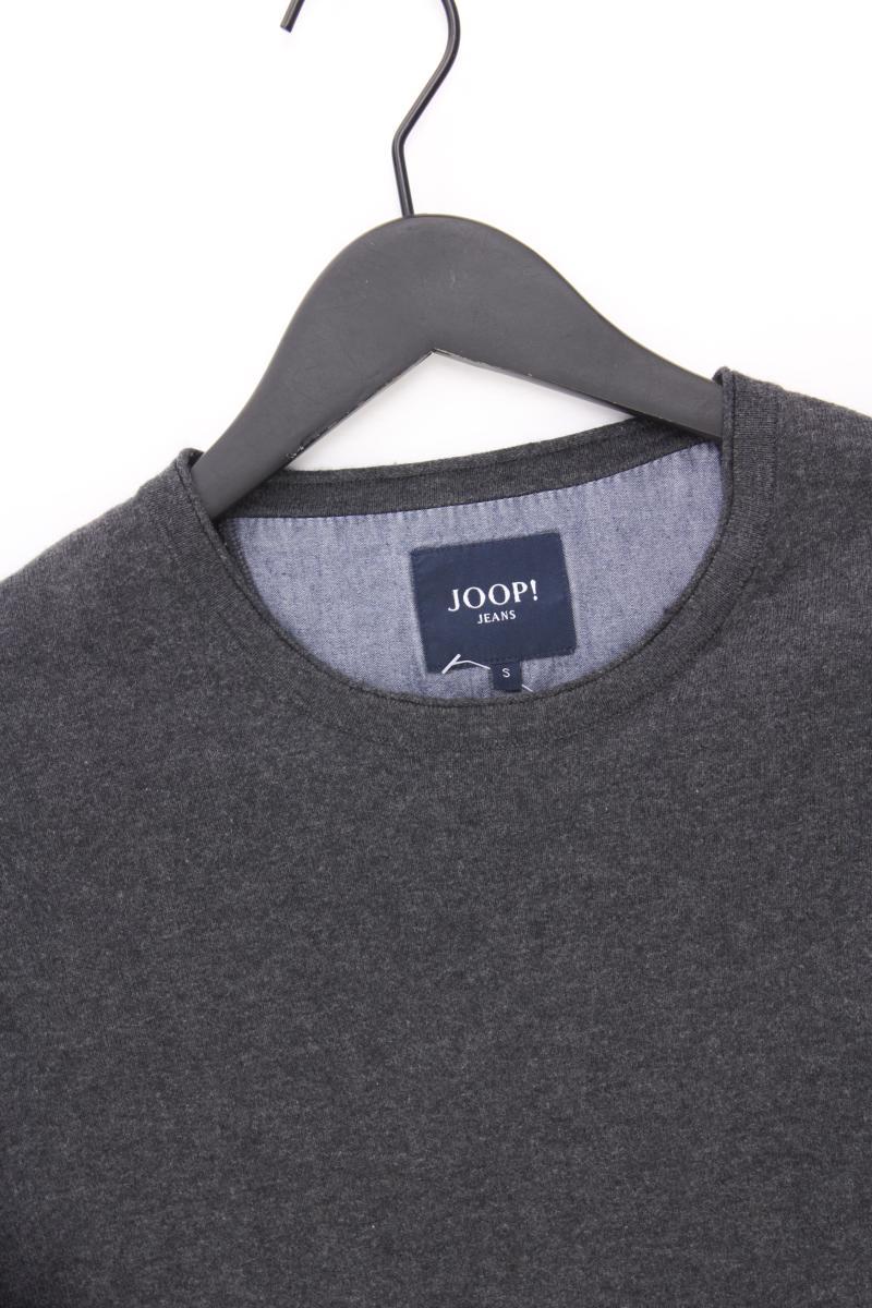 Joop! Feinstrickpullover für Herren Gr. S grau aus Baumwolle