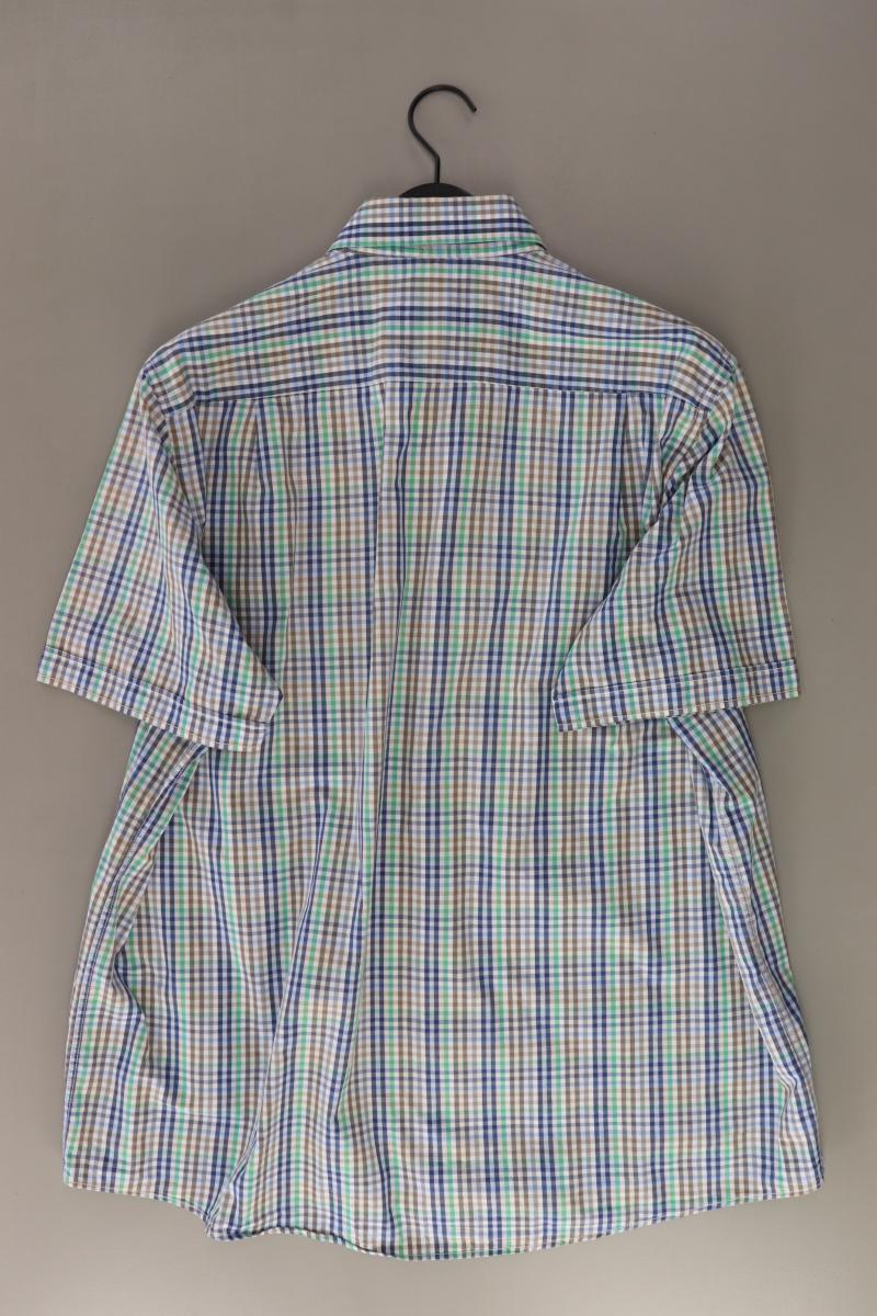 Casa Moda Karohemd für Herren Gr. XL kariert Kurzarm grün aus Baumwolle