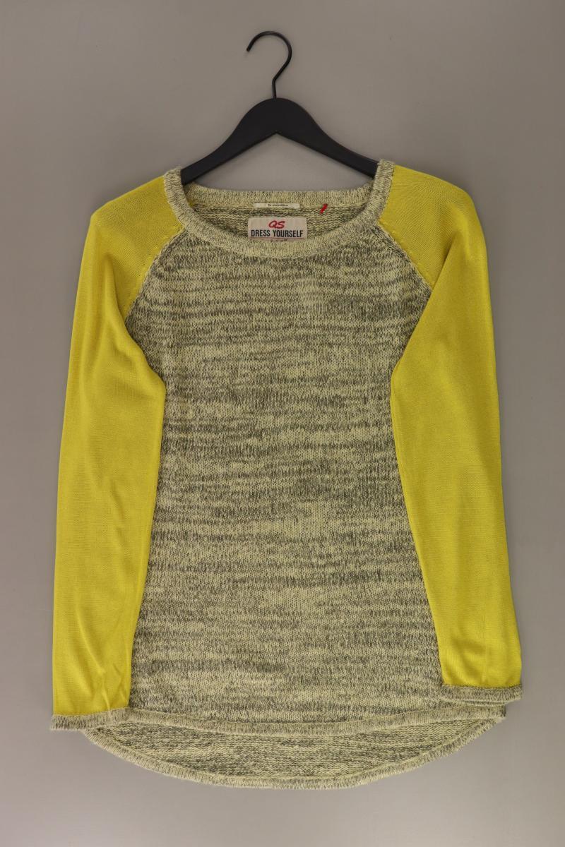 QS by s.Oliver Grobstrickpullover Gr. XL gelb