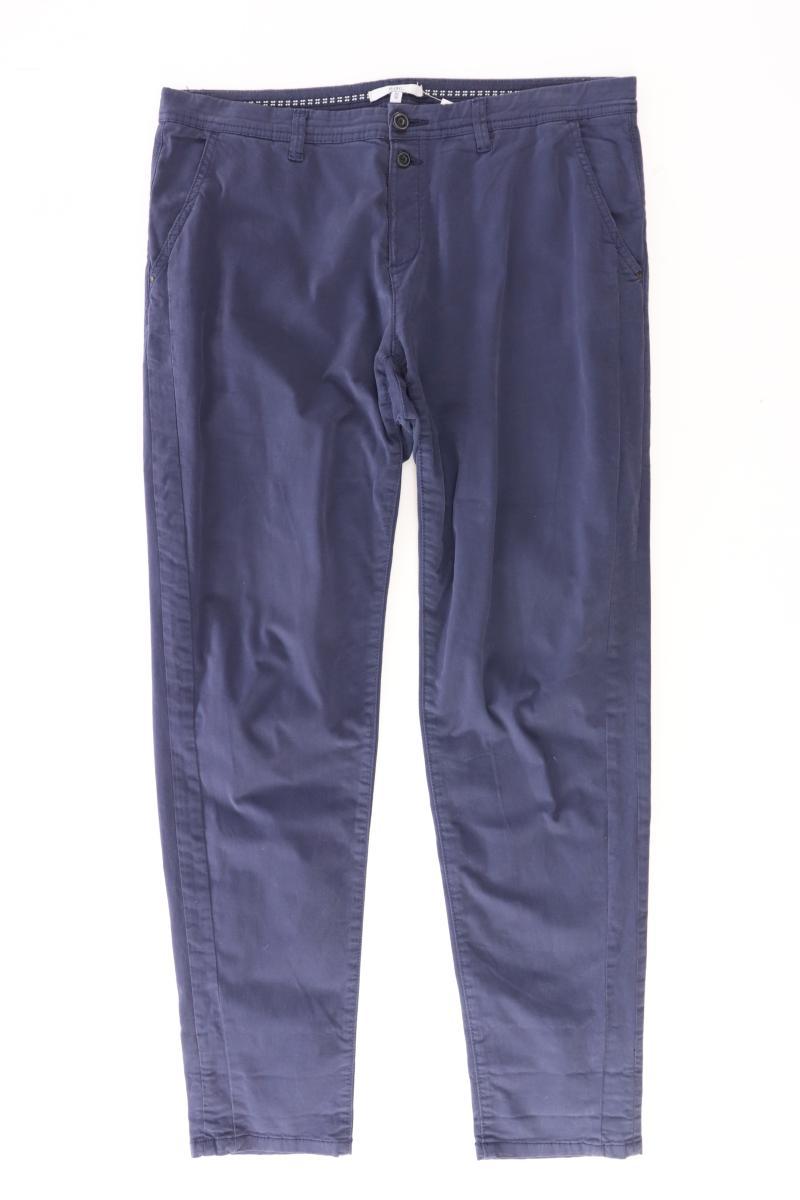 edc by Esprit Chinohose Gr. 42/L32 blau aus Baumwolle