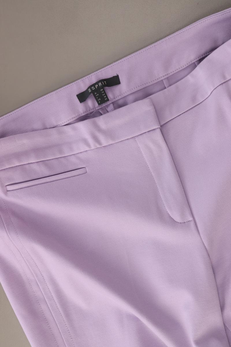 Esprit Anzughose Gr. 40 lila aus Viskose