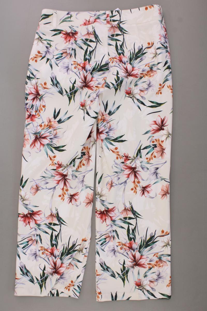 Anna Montana Hose Gr. 42 mit Blumenmuster neuwertig mehrfarbig aus Polyester