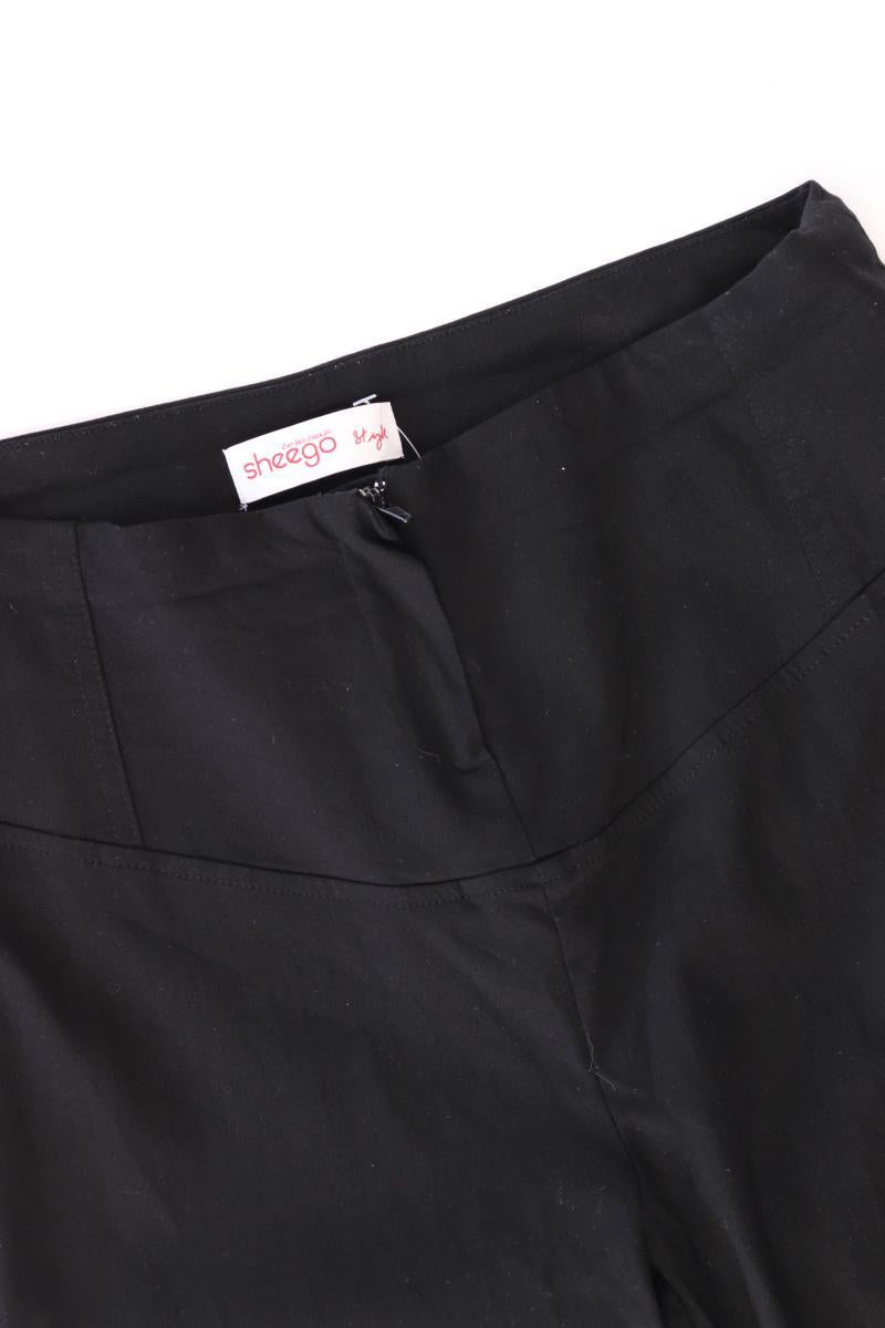 sheego Hose Gr. 46 schwarz aus Viskose