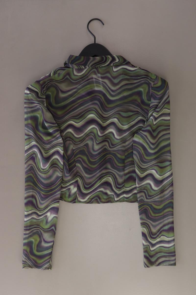Pull&Bear Langarmbluse Gr. M grün aus Polyester