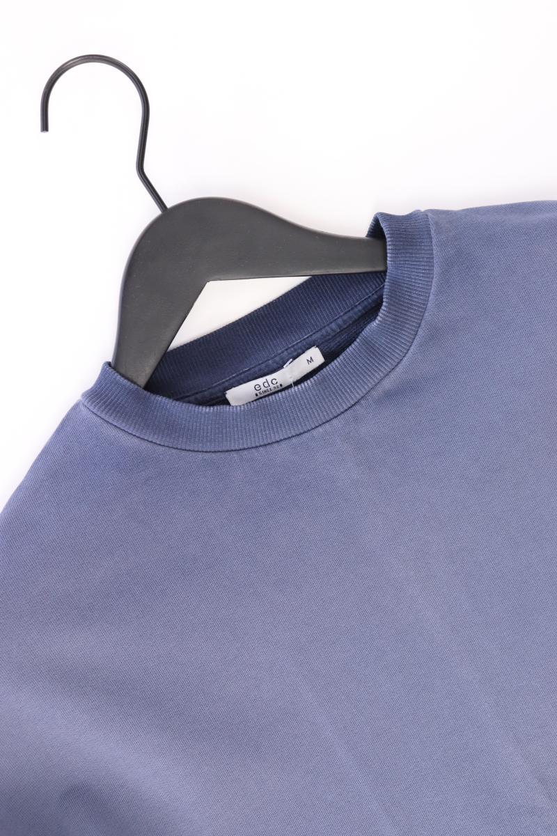 edc by Esprit Langarmpullover Gr. M blau aus Baumwolle