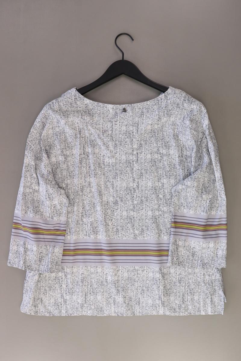 Pure by Lucia Bluse Gr. 46 3/4 Ärmel grau aus Viskose