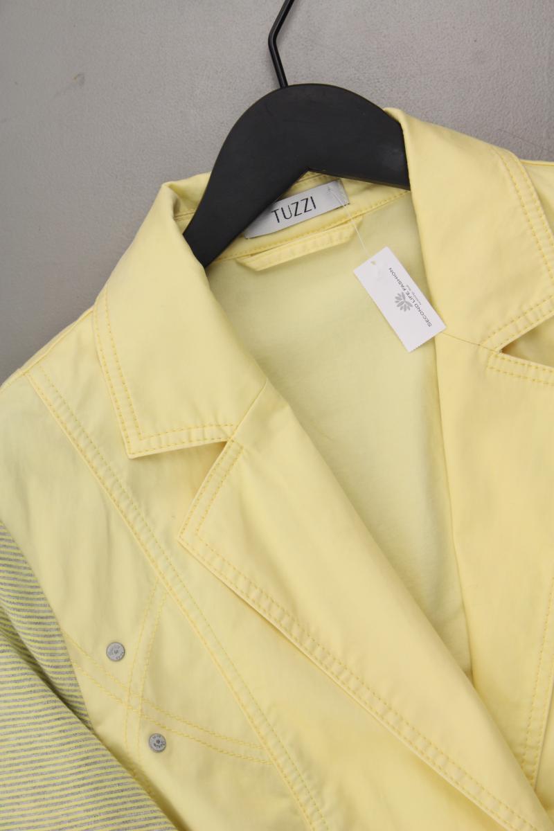 Tuzzi Classic Blazer Gr. 40 neuwertig gelb aus Baumwolle