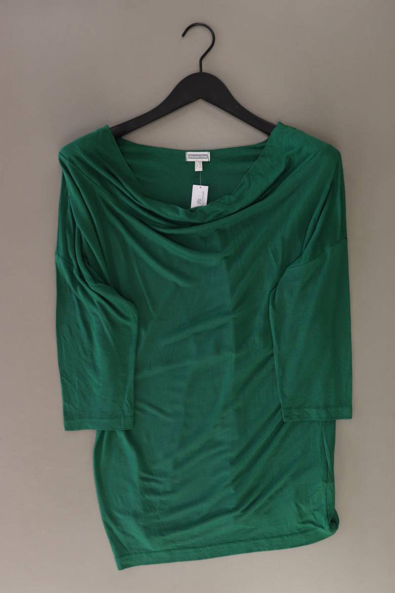 Street One Oversize-Shirt Gr. 40 3/4 Ärmel grün aus Baumwolle