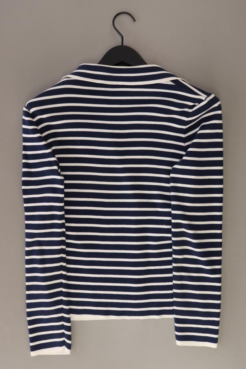 Escada Sport Strickblazer Gr. M gestreift blau aus Baumwolle