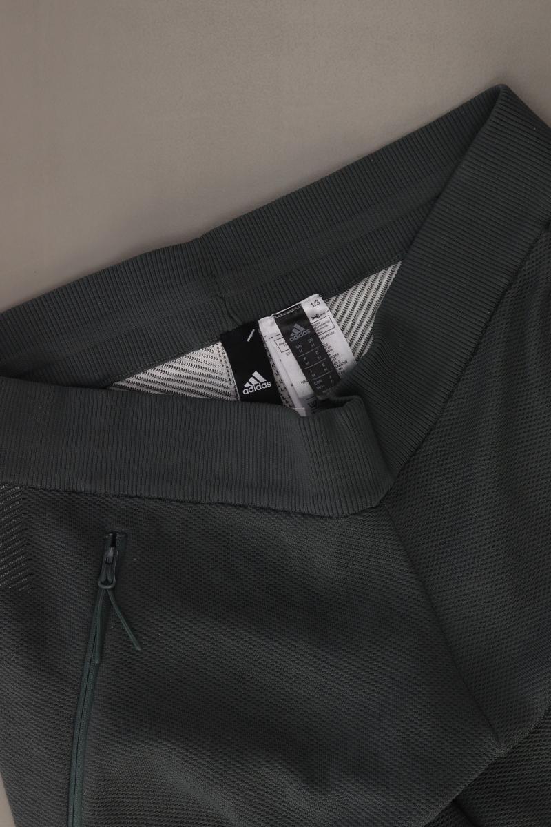 Adidas Sporthose für Herren Gr. M neuwertig grau aus Polyester