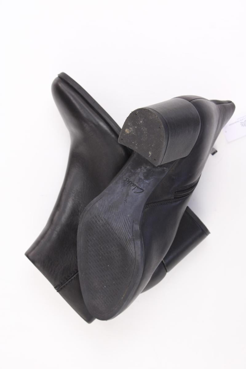 Clarks Stiefeletten Gr. 39 schwarz aus Leder