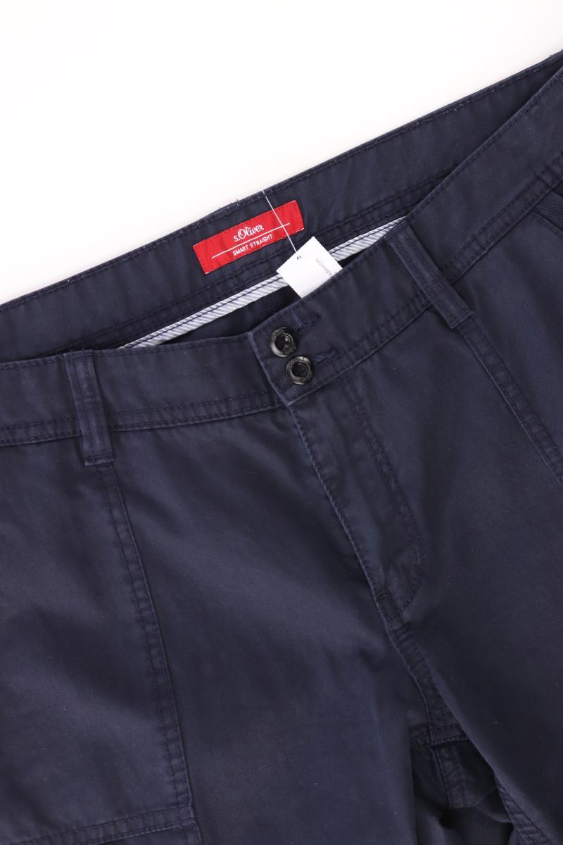 s.Oliver Hose Gr. 38 blau aus Baumwolle