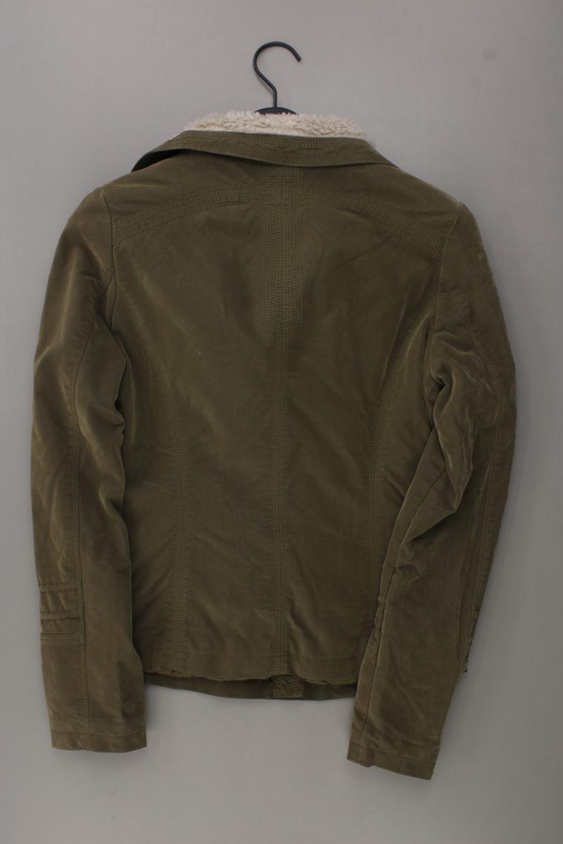 Bludeise Slim Jacke Gr. M olivgrün aus Polyurethan