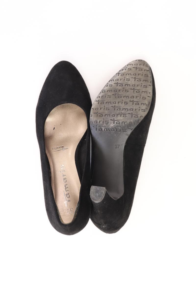 Tamaris Pumps Gr. 37 schwarz aus Leder
