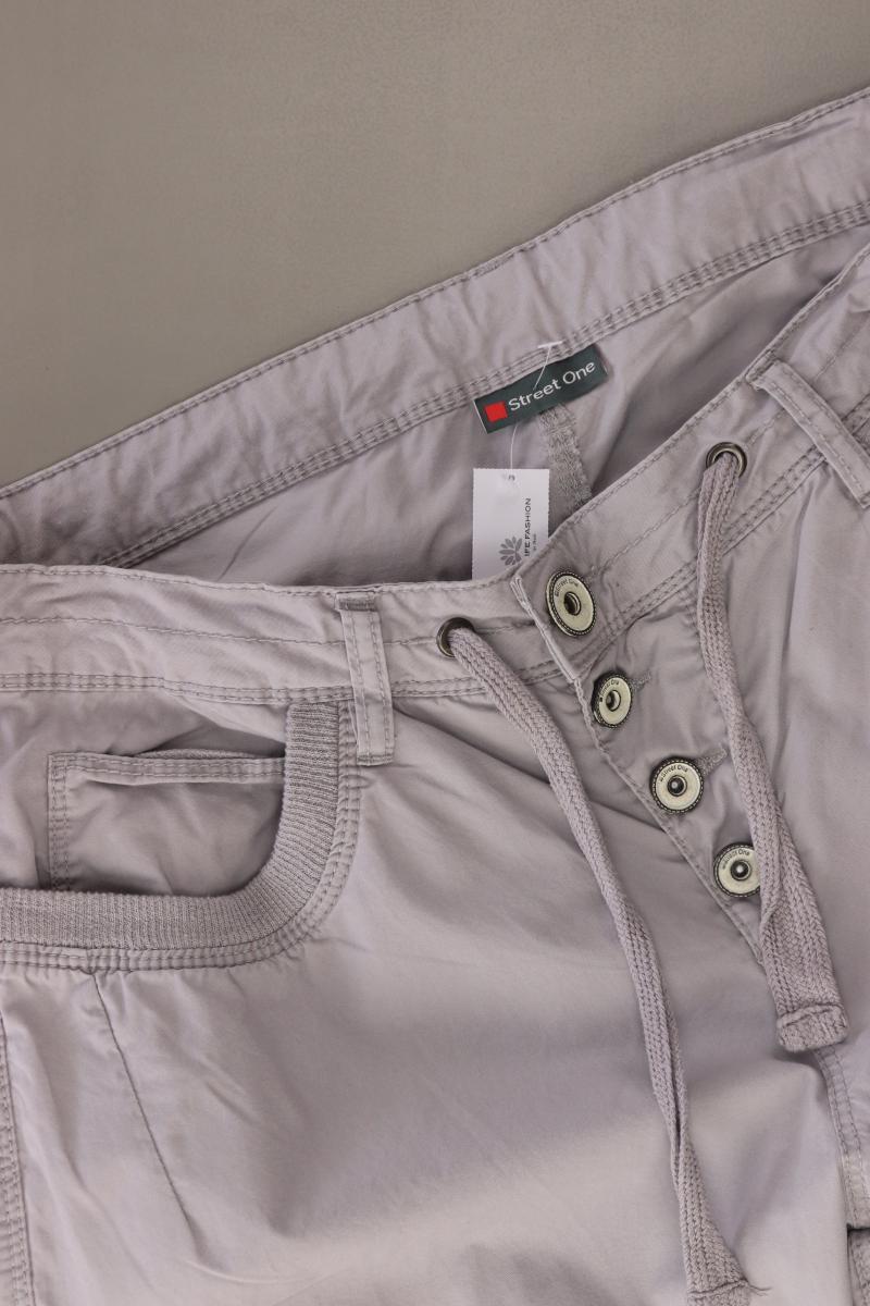 Street One Hose Gr. 40/L30 grau aus Baumwolle