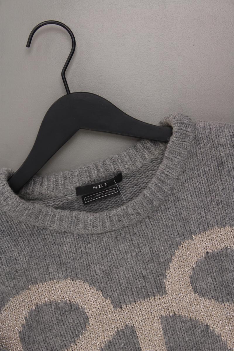 Set Wollpullover Gr. 34 grau