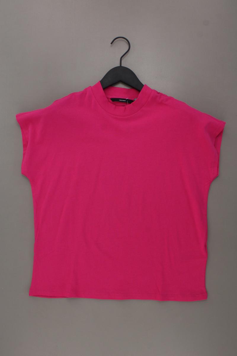 Vero Moda Shirt Gr. S Kurzarm pink aus Baumwolle