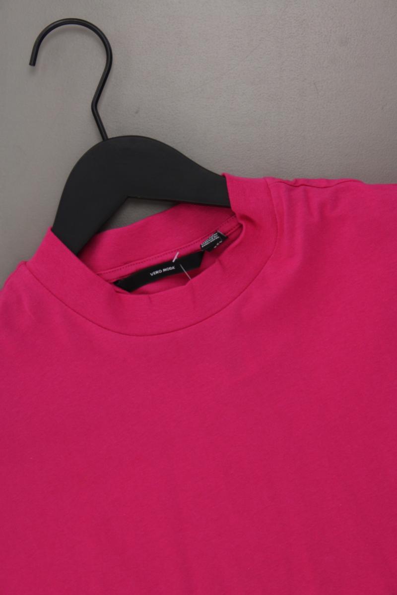 Vero Moda Shirt Gr. S Kurzarm pink aus Baumwolle