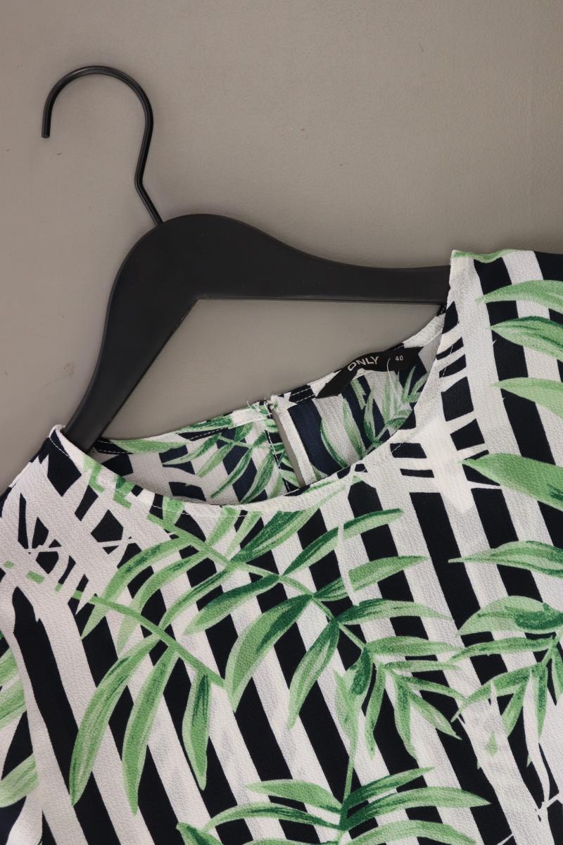 Only Langarmbluse Gr. 40 gestreift mehrfarbig aus Polyester