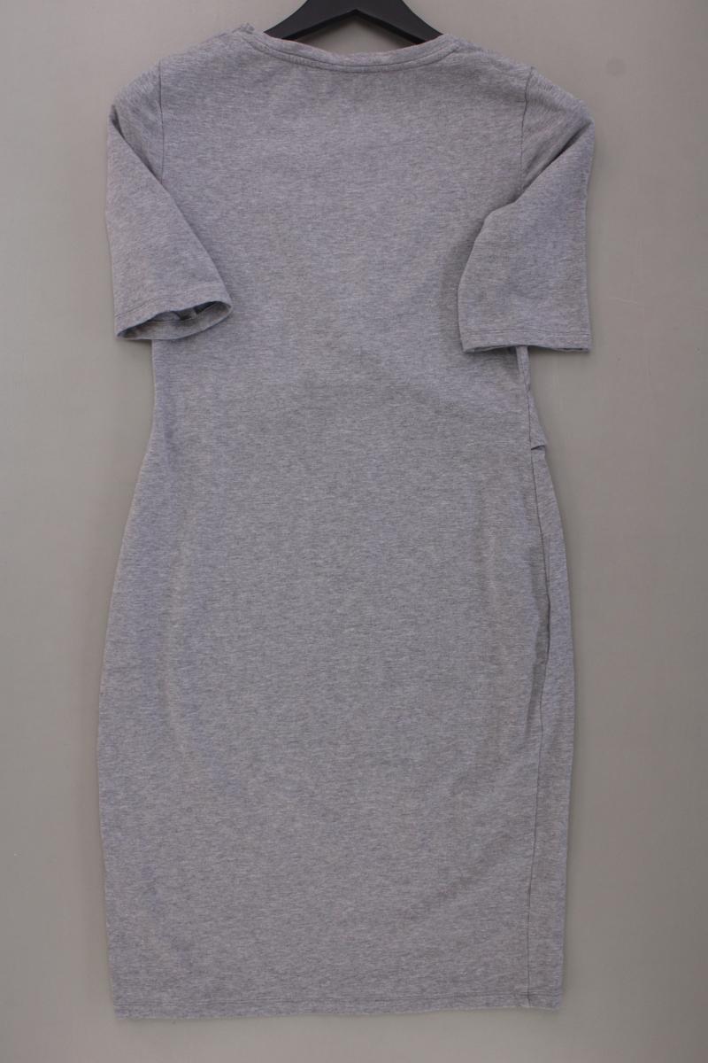 Set Bleistiftkleid Gr. 38 Kurzarm grau aus Baumwolle