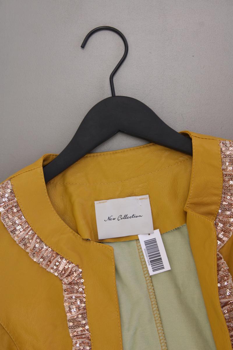 New Collection Übergangsjacke Gr. OneSize mit Glitzer gelb aus Polyacryl