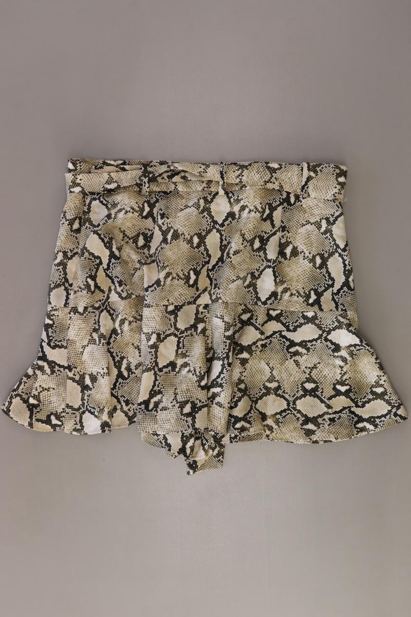 Zara Skort Gr. L mit Tierdruck creme aus Polyester
